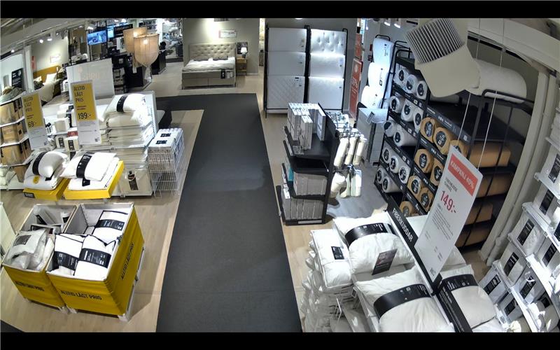 Kamera 1 – Sängklädersavdelningen